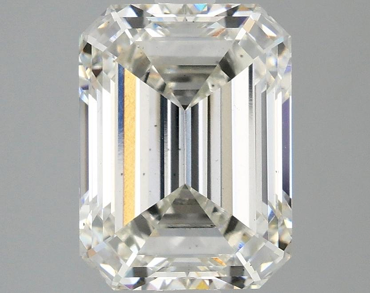 3.08 Carat Emerald Shaped Excellent Cut VS2 IGI Certified Lab Grown Diamond