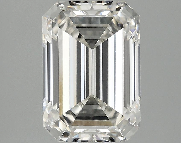 2.98 Carat Emerald Shaped Ideal Cut VVS2 IGI Certified Lab Grown Diamond