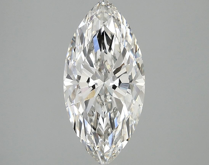 2.03 Carat Marquise Shaped Excellent Cut VVS2 IGI Certified Lab Grown Diamond