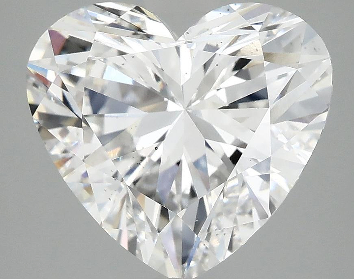 4.01 Carat Heart Shaped Ideal Cut SI1 IGI Certified Lab Grown Diamond