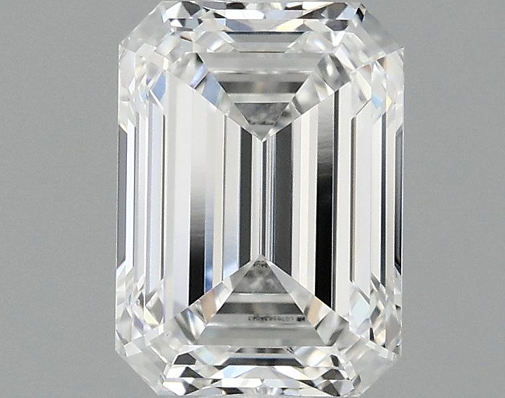 0.98 Carat Emerald Shaped Excellent Cut VVS2 IGI Certified Lab Grown Diamond