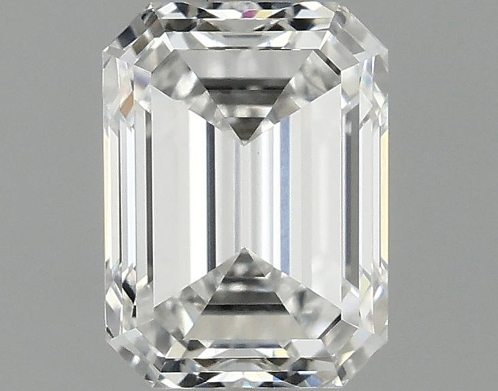 0.97 Carat Emerald Shaped Excellent Cut VVS2 IGI Certified Lab Grown Diamond