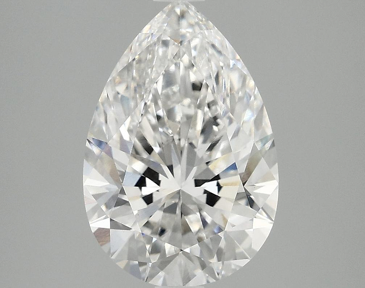 3.03 Carat Pear Shaped Excellent Cut VVS2 IGI Certified Lab Grown Diamond