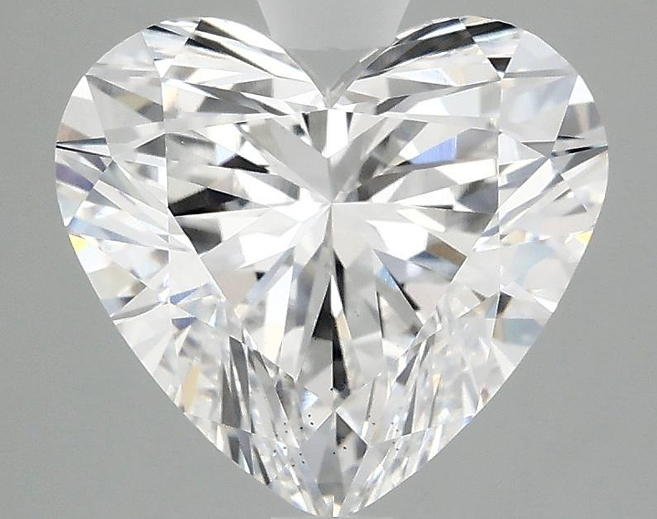 3.09 Carat Heart Shaped Ideal Cut VS2 IGI Certified Lab Grown Diamond