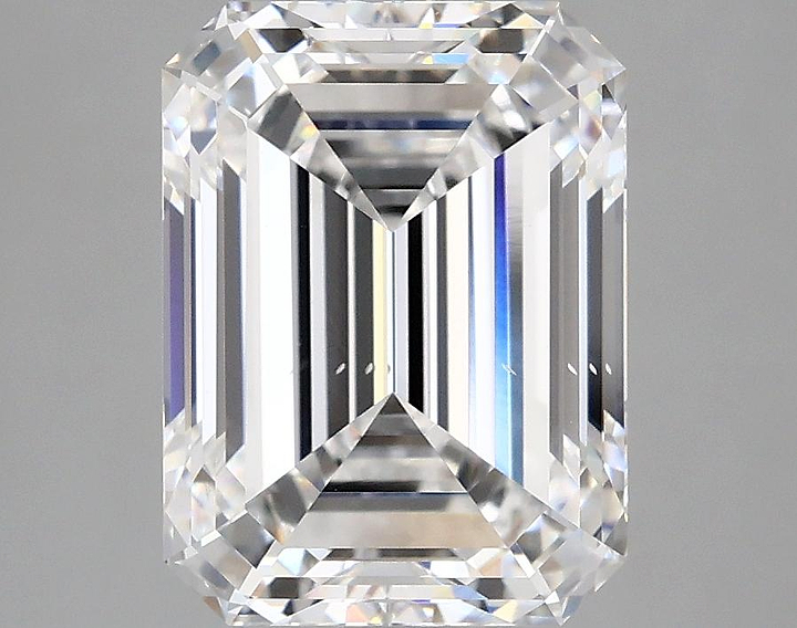 4.11 Carat Emerald Shaped Excellent Cut SI1 IGI Certified Lab Grown Diamond