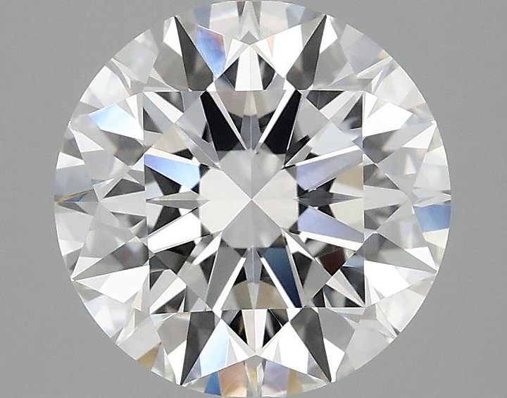 3.08 Carat Round Shaped Ideal Cut VVS2 IGI Certified Lab Grown Diamond