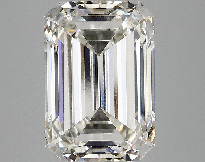 5.1 Carat Emerald Shaped Ideal Cut VS1 IGI Certified Lab Grown Diamond
