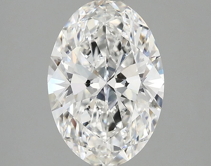 2.09 Carat Oval Shaped Ideal Cut VVS2 IGI Certified Lab Grown Diamond