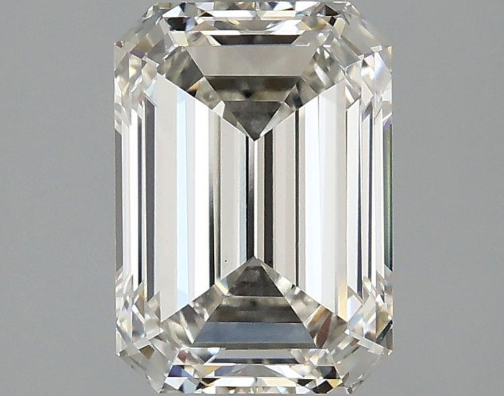 2.06 Carat Emerald Shaped Ideal Cut VVS2 IGI Certified Lab Grown Diamond
