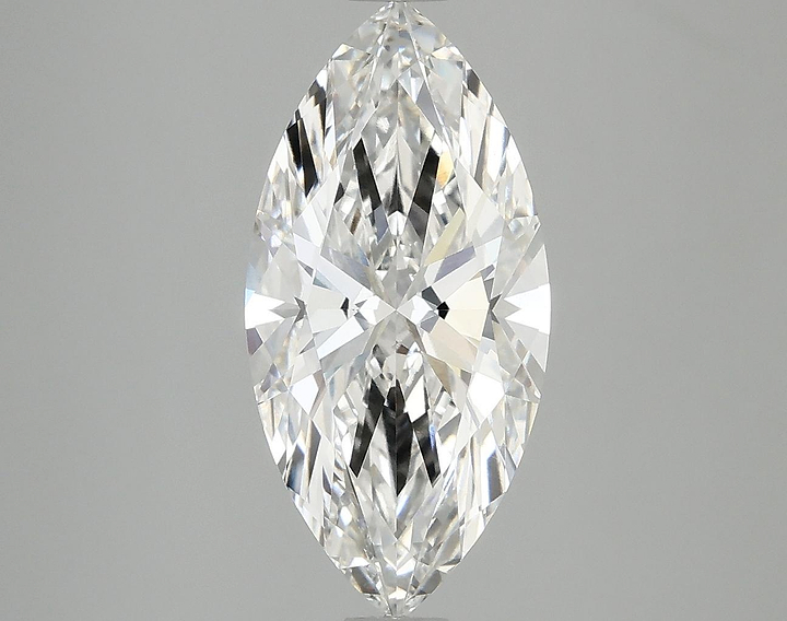 2.97 Carat Marquise Shaped Ideal Cut VVS2 IGI Certified Lab Grown Diamond