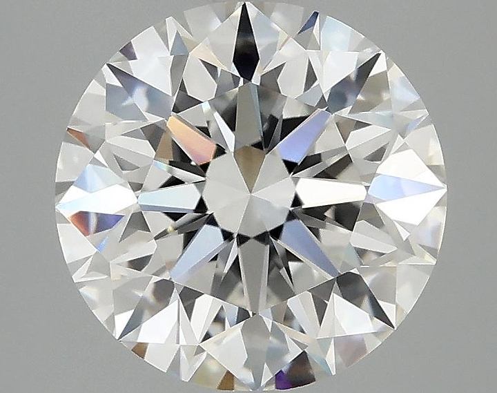 3.09 Carat Round Shaped Excellent Cut VVS2 IGI Certified Lab Grown Diamond