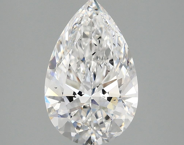 2.01 Carat Pear Shaped Ideal Cut SI1 IGI Certified Lab Grown Diamond