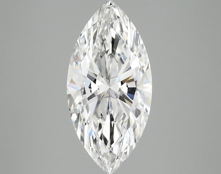 3.06 Carat Marquise Shaped Excellent Cut VVS2 IGI Certified Lab Grown Diamond