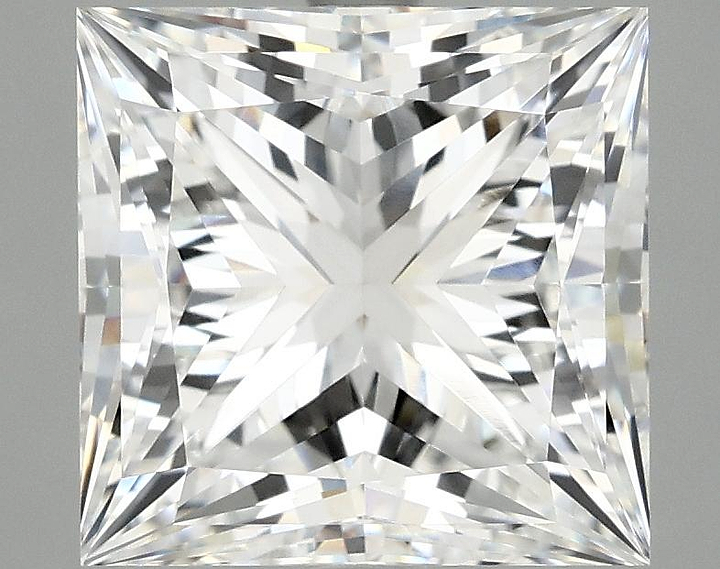 4.11 Carat Princess Shaped Ideal Cut VVS2 IGI Certified Lab Grown Diamond