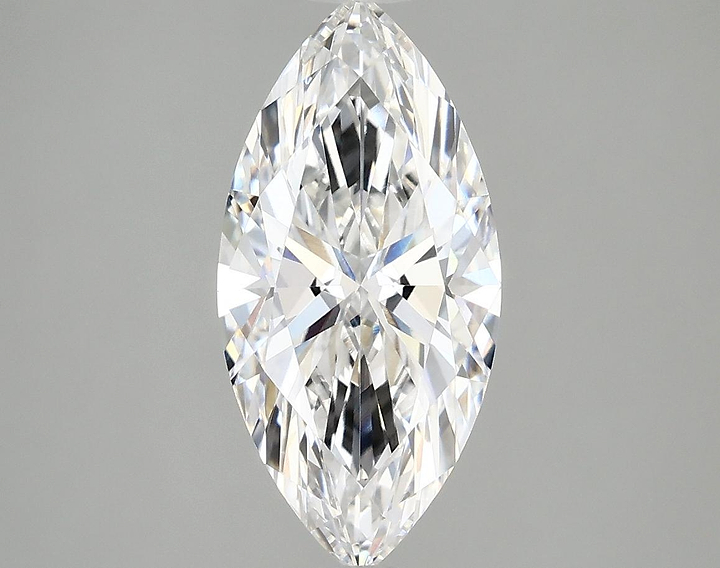 2.04 Carat Marquise Shaped Excellent Cut VVS2 IGI Certified Lab Grown Diamond