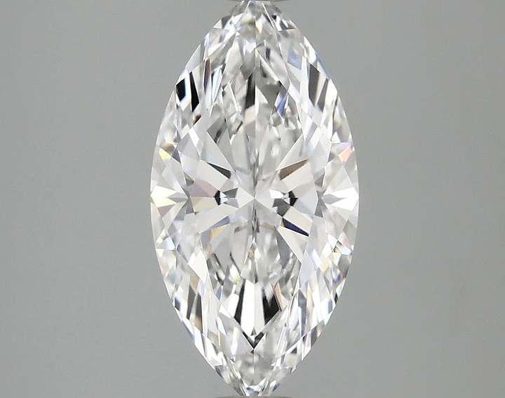 2.04 Carat Marquise Shaped Ideal Cut VVS2 IGI Certified Lab Grown Diamond