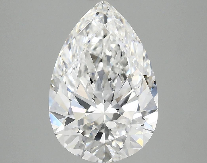 3.01 Carat Pear Shaped Excellent Cut VVS2 IGI Certified Lab Grown Diamond
