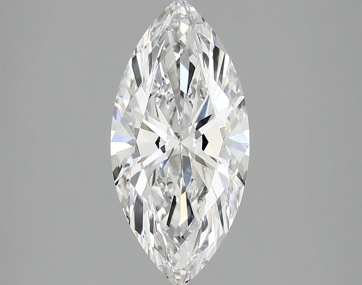 1.89 Carat Marquise Shaped Excellent Cut VVS2 IGI Certified Lab Grown Diamond