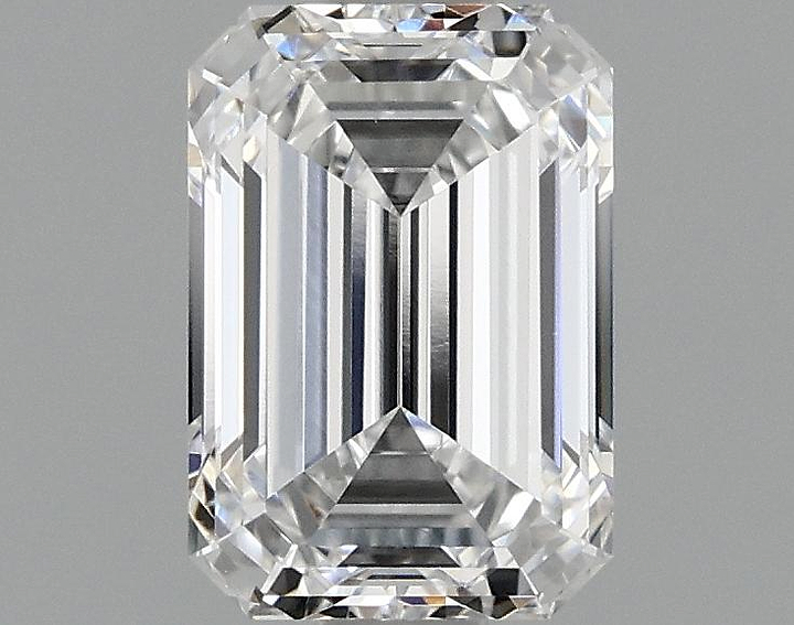 1.08 Carat Emerald Shaped Ideal Cut VVS2 IGI Certified Lab Grown Diamond
