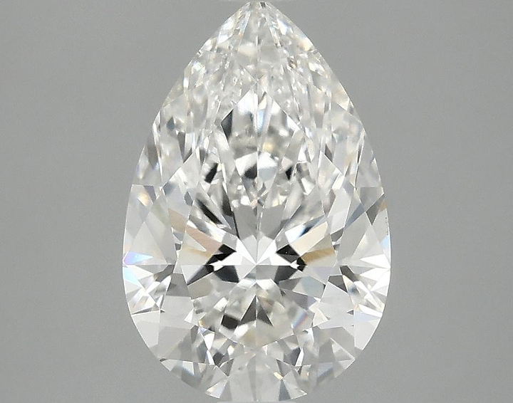 2.52 Carat Pear Shaped Excellent Cut VS1 IGI Certified Lab Grown Diamond