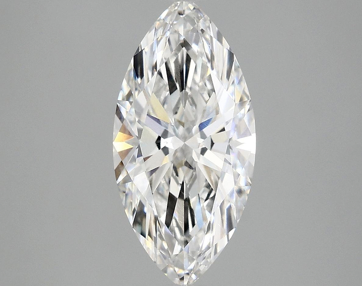 2.06 Carat Marquise Shaped Excellent Cut VVS2 IGI Certified Lab Grown Diamond