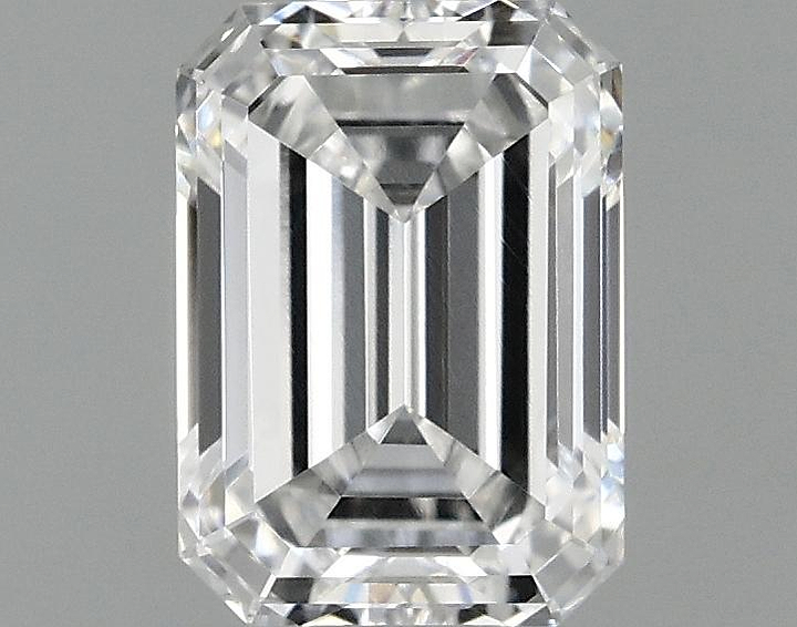 0.98 Carat Emerald Shaped Excellent Cut VVS2 IGI Certified Lab Grown Diamond