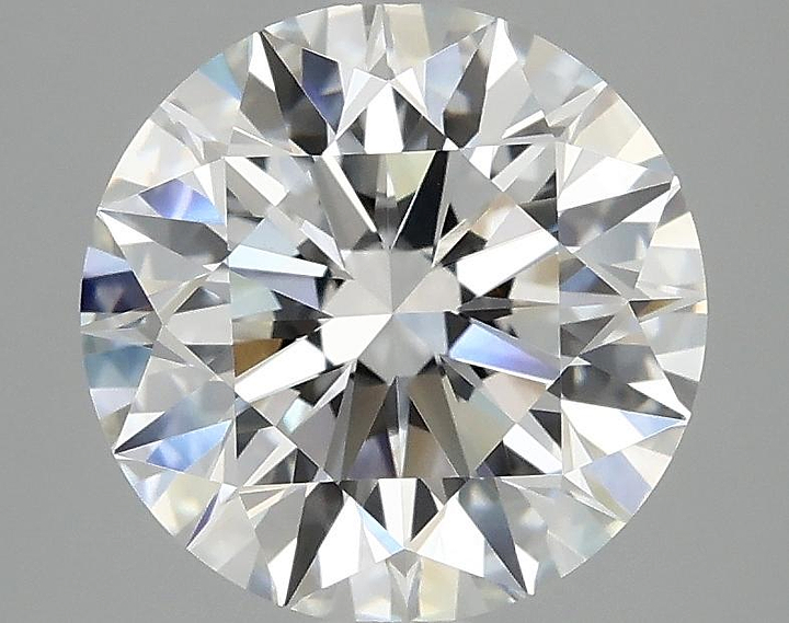 3.09 Carat Round Shaped Excellent Cut VVS2 IGI Certified Lab Grown Diamond