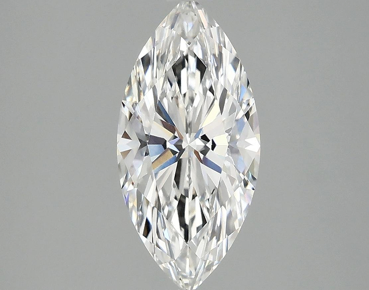 2.03 Carat Marquise Shaped Excellent Cut VVS2 IGI Certified Lab Grown Diamond