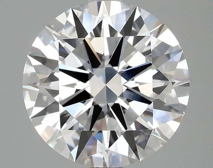 3.08 Carat Round Shaped Ideal Cut VVS2 IGI Certified Lab Grown Diamond