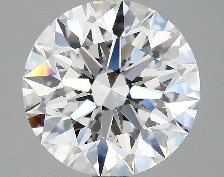 3.06 Carat Round Shaped Excellent Cut VVS2 IGI Certified Lab Grown Diamond