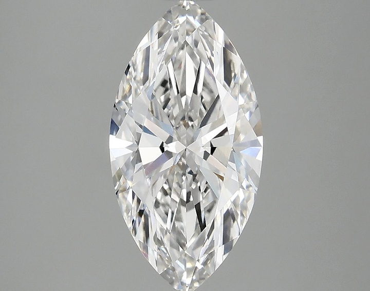2.09 Carat Marquise Shaped Ideal Cut VVS2 IGI Certified Lab Grown Diamond