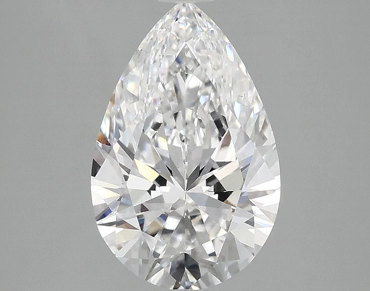 2.09 Carat Pear Shaped Ideal Cut VS1 IGI Certified Lab Grown Diamond