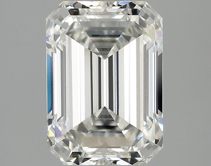 2.37 Carat Emerald Shaped Ideal Cut VVS2 IGI Certified Lab Grown Diamond