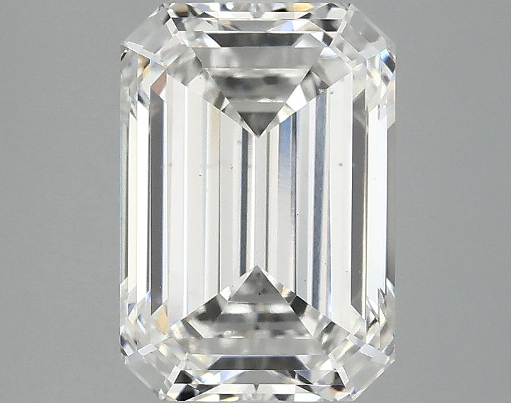 3.42 Carat Emerald Shaped Ideal Cut VS1 IGI Certified Lab Grown Diamond