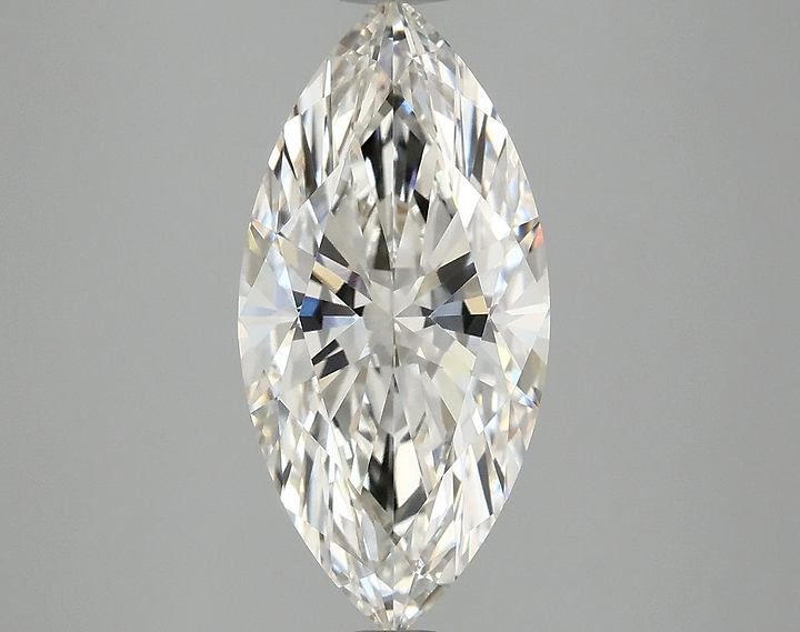 3.07 Carat Marquise Shaped Excellent Cut VVS2 IGI Certified Lab Grown Diamond