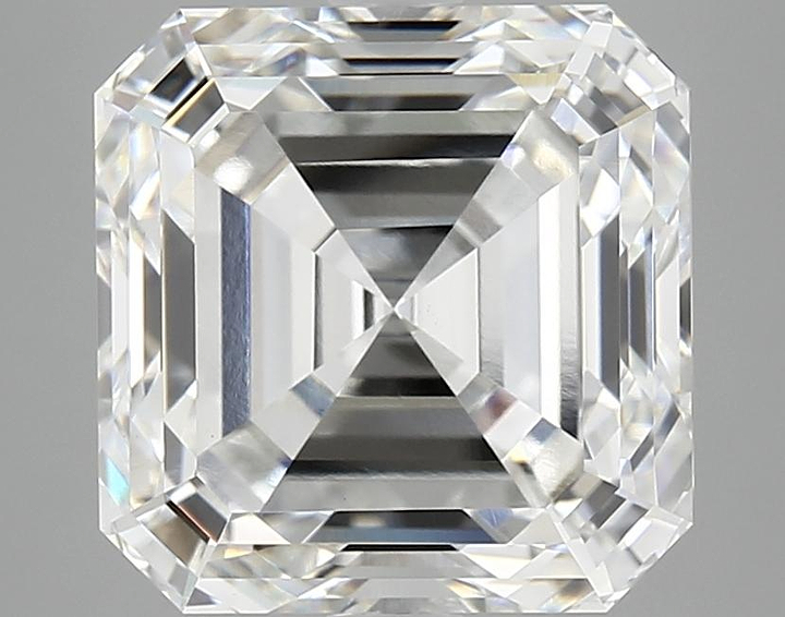 7.17 Carat Asscher Shaped Ideal Cut VVS2 IGI Certified Lab Grown Diamond
