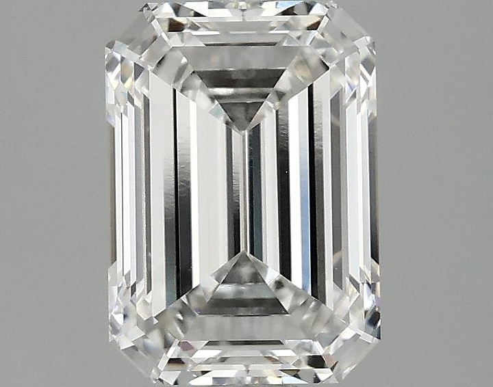 1.99 Carat Emerald Shaped Ideal Cut VVS1 IGI Certified Lab Grown Diamond