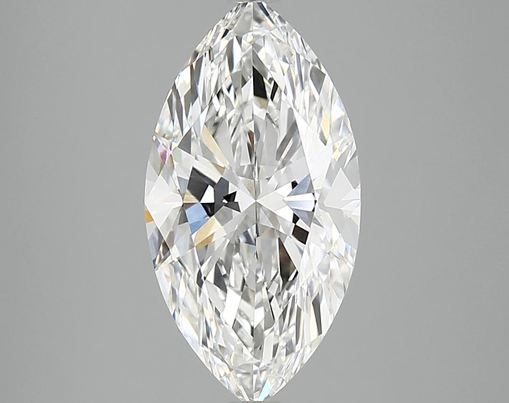 3.09 Carat Marquise Shaped Excellent Cut VVS2 IGI Certified Lab Grown Diamond