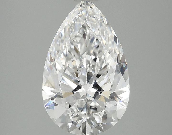 3.06 Carat Pear Shaped Ideal Cut VS2 IGI Certified Lab Grown Diamond