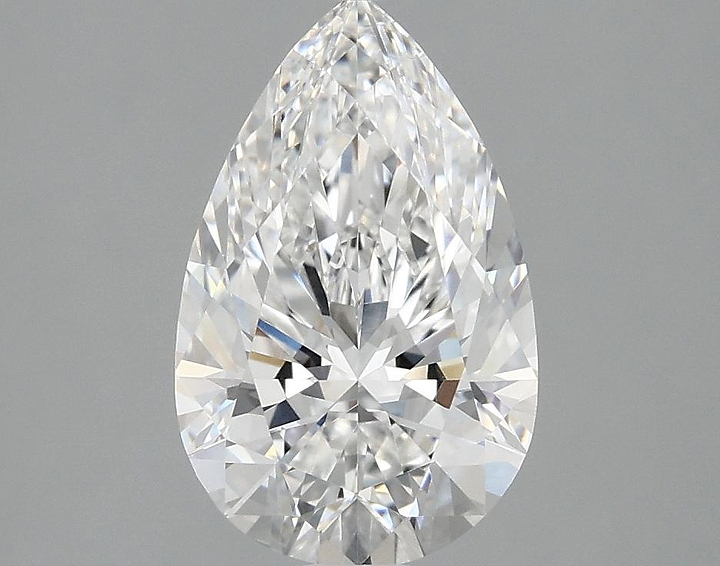 2.09 Carat Pear Shaped Ideal Cut VVS2 IGI Certified Lab Grown Diamond