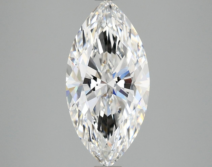3.08 Carat Marquise Shaped Ideal Cut VVS2 IGI Certified Lab Grown Diamond