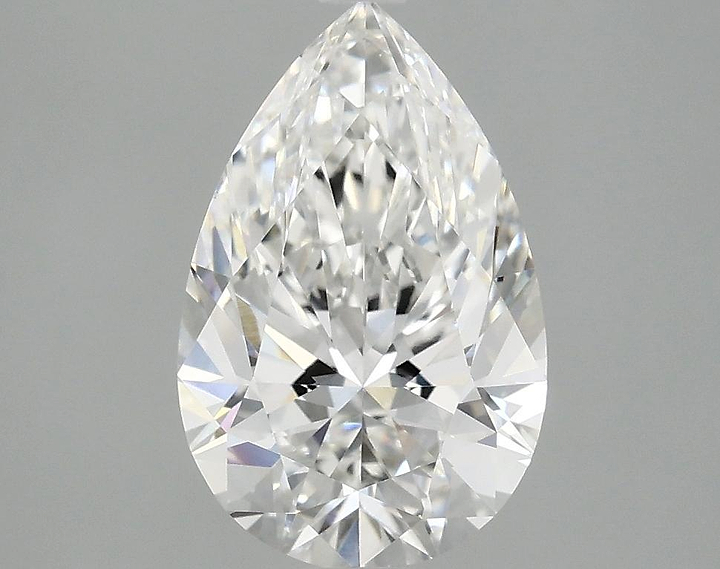 2.03 Carat Pear Shaped Ideal Cut VVS2 IGI Certified Lab Grown Diamond