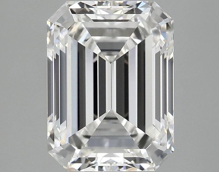 3.01 Carat Emerald Shaped Excellent Cut VVS2 IGI Certified Lab Grown Diamond