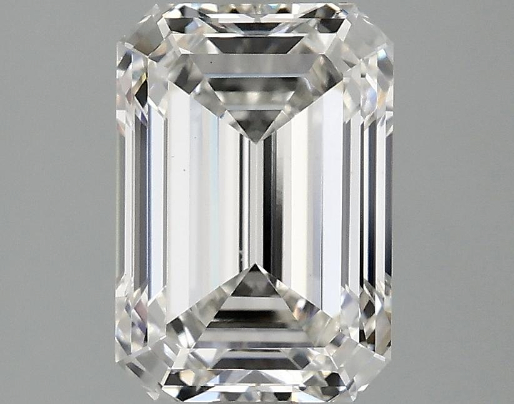 2.77 Carat Emerald Shaped Ideal Cut VS1 IGI Certified Lab Grown Diamond