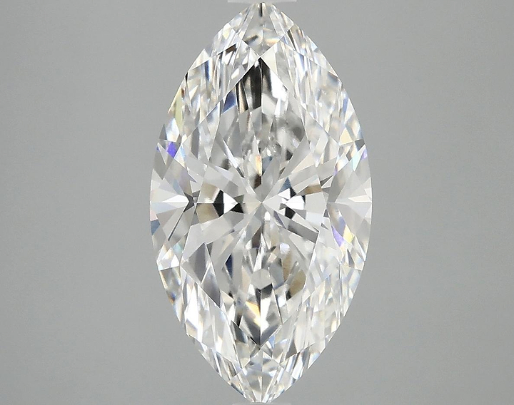 3.1 Carat Marquise Shaped Excellent Cut VVS2 IGI Certified Lab Grown Diamond