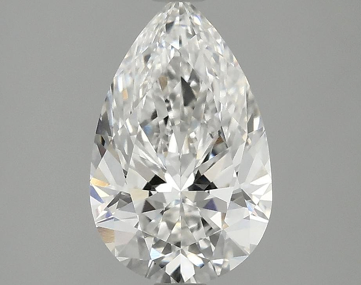 2.03 Carat Pear Shaped Ideal Cut VVS2 IGI Certified Lab Grown Diamond
