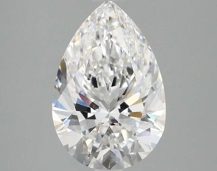 3.09 Carat Pear Shaped Excellent Cut VS1 IGI Certified Lab Grown Diamond