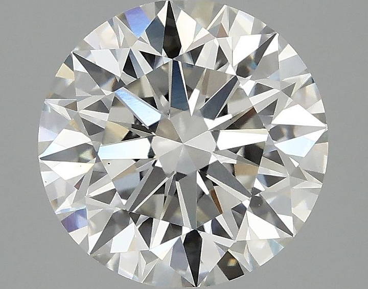 3.09 Carat Round Shaped Excellent Cut VS1 IGI Certified Lab Grown Diamond