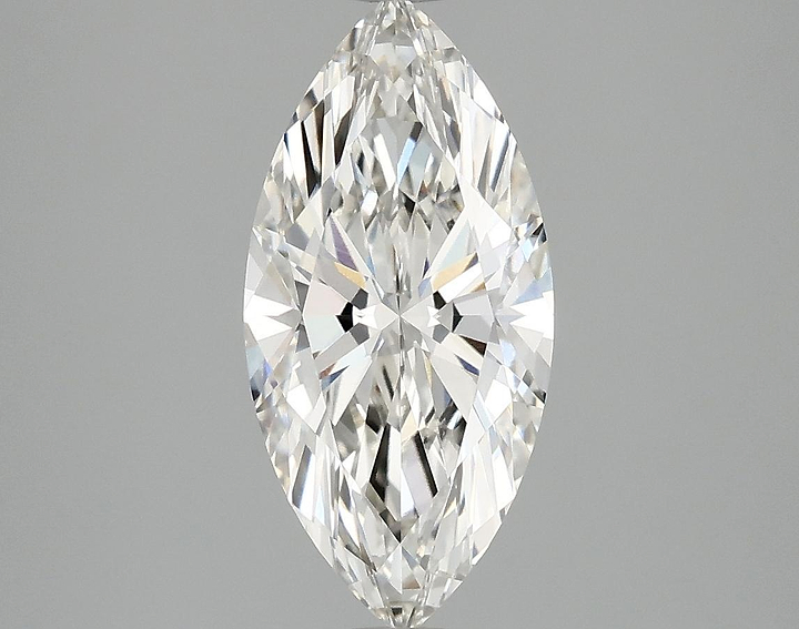 2.06 Carat Marquise Shaped Excellent Cut VVS2 IGI Certified Lab Grown Diamond
