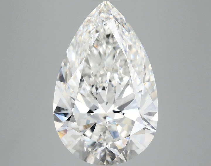 7.13 Carat Pear Shaped Ideal Cut VVS2 IGI Certified Lab Grown Diamond